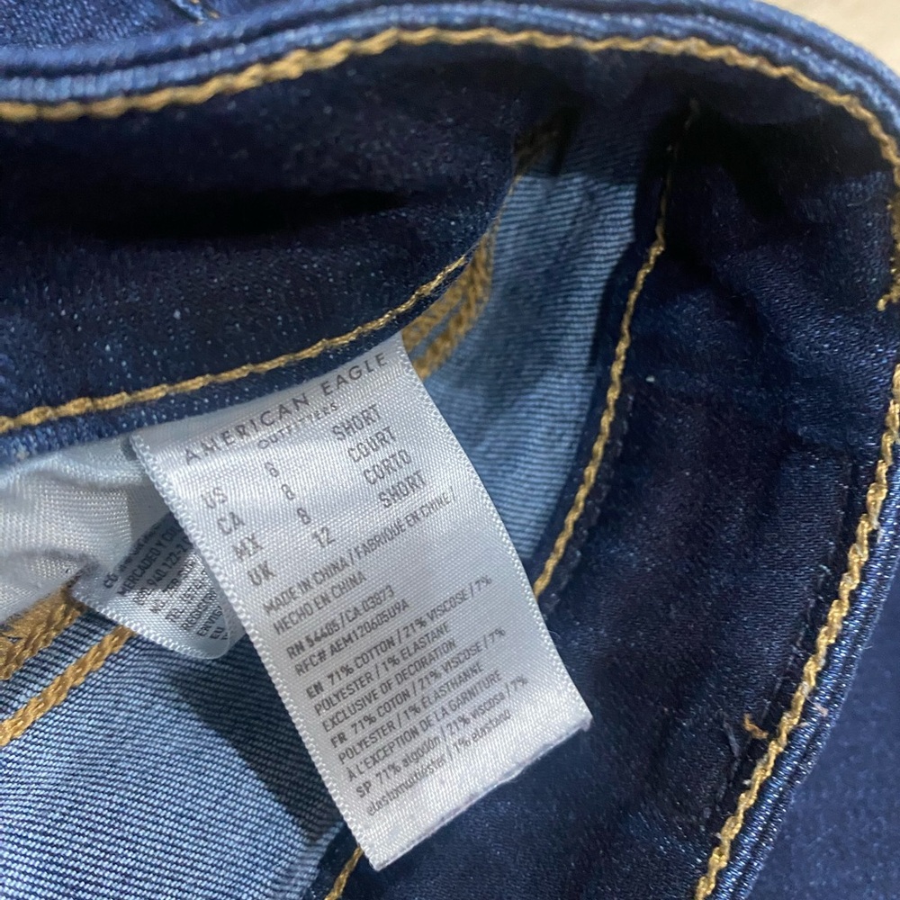 American Eagle Outfitters Dark Indigo Skinny Jeans-206 - Picture 3 of 6